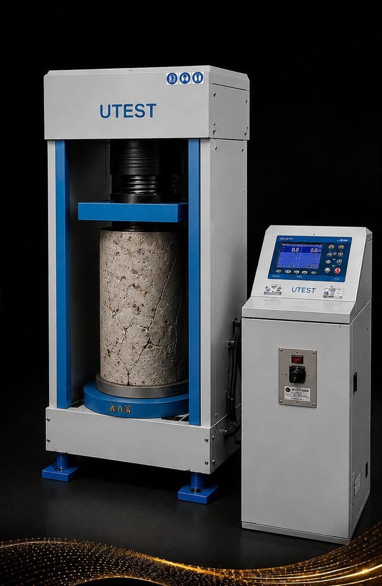 Laboratuvar beton basınç dayanım test cihazı